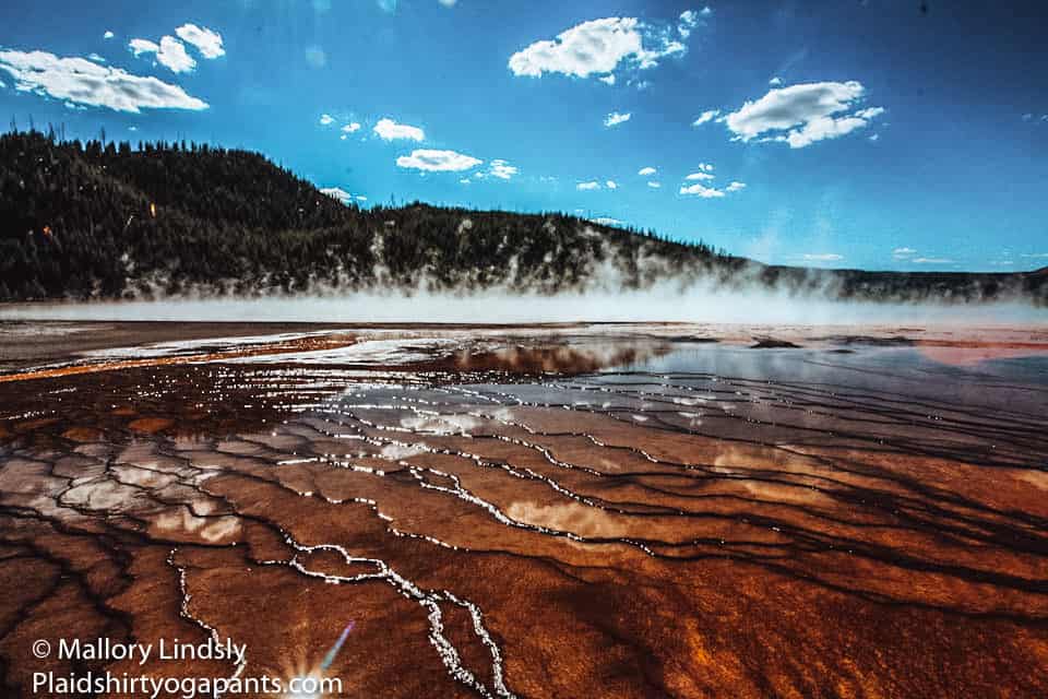 Grand Prismatic in Yellowstone National park