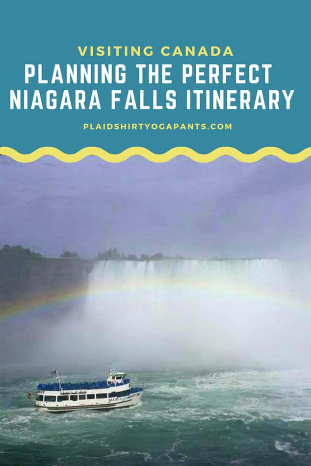Pinterest Image of Hornblower at Niagara Falls