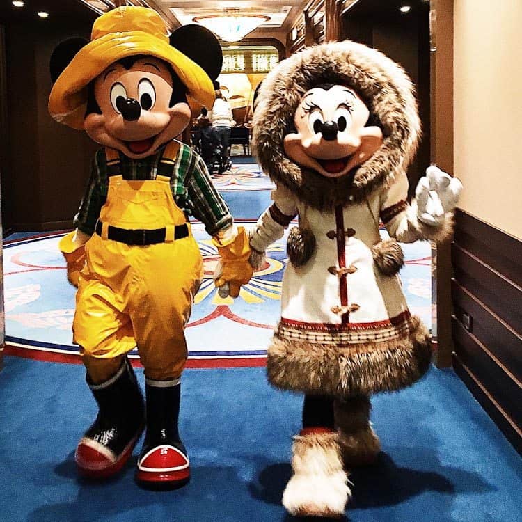 Alaskan Mickey and Minnie Mouse