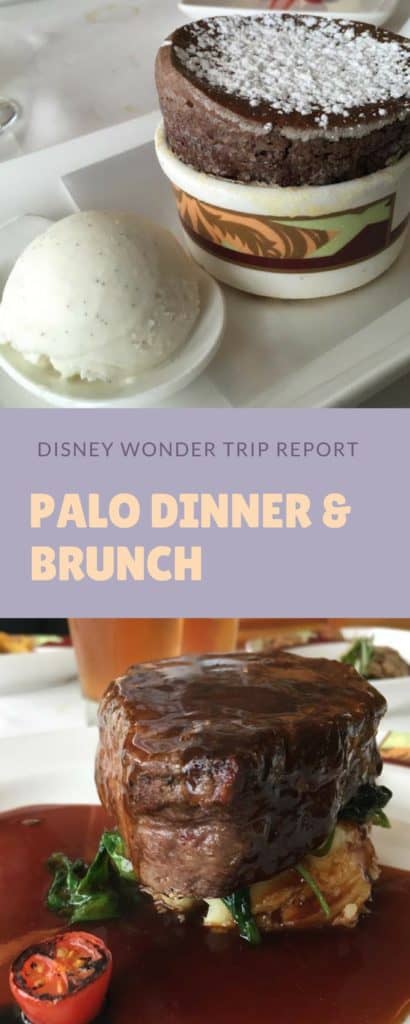 Thinking about booking a reservation on Disney Cruise Line's Palo? This review gives examples of my experience of both Brunch and Dinner at Palo.