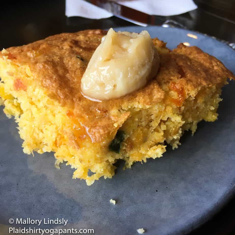 Delicious Cornbread which was free with my Yelp Checkin during Happy Hour!