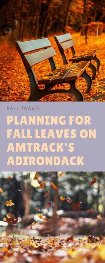 Planning a trip to see fall leaves is a vacation everyone should take. Amtrack's Adirondack from New York to Montreal is the perfect way to see fall. 