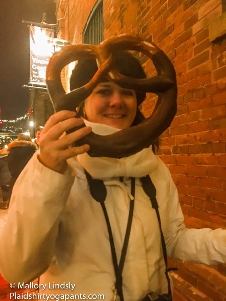 Chocolate covered pretzel 