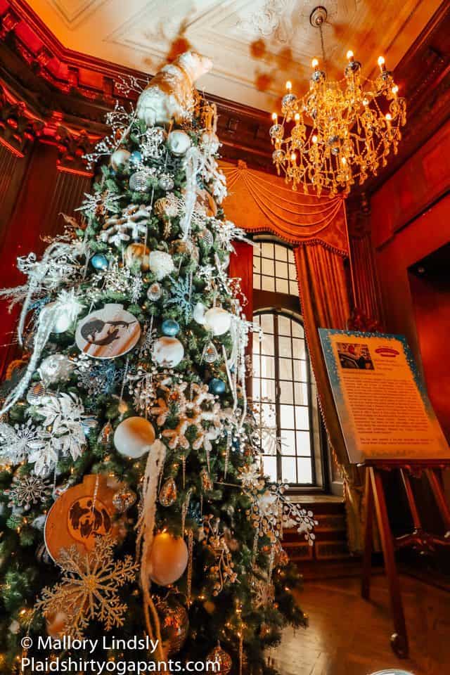 One of the internal rooms at Casa Loma for Christmas