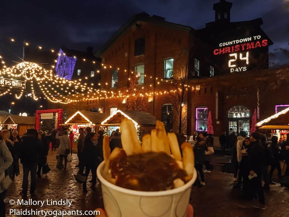 Poutine at the Distillery District