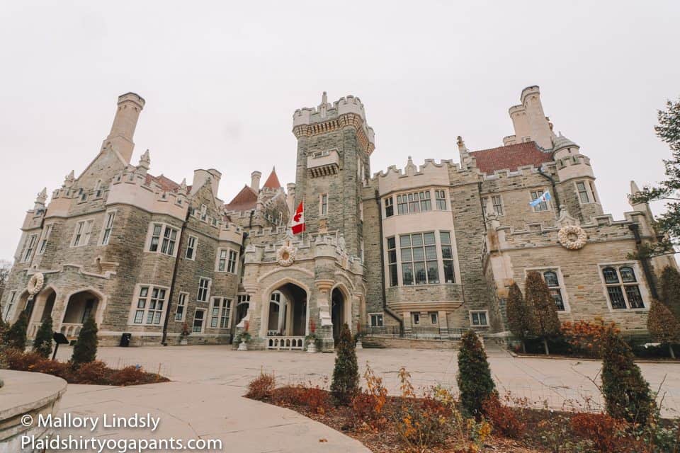 The front of Casa Loma, a Toronto Castle 