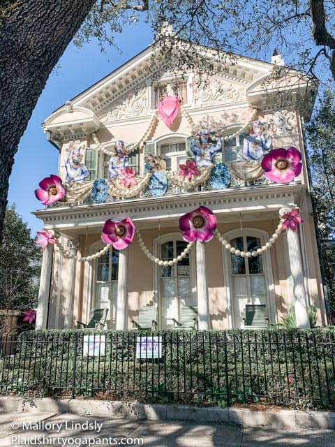 Mardi Gras house Float in New Orleans