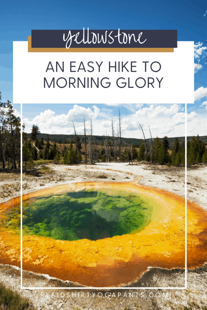 An easy hike to Morning Glory in Yellowstone National Park