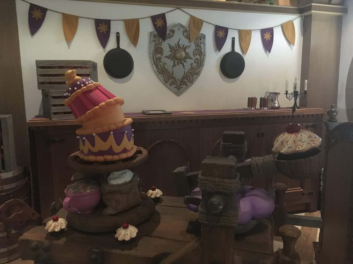 Cute decorations in in Rapunzel's Royal Table