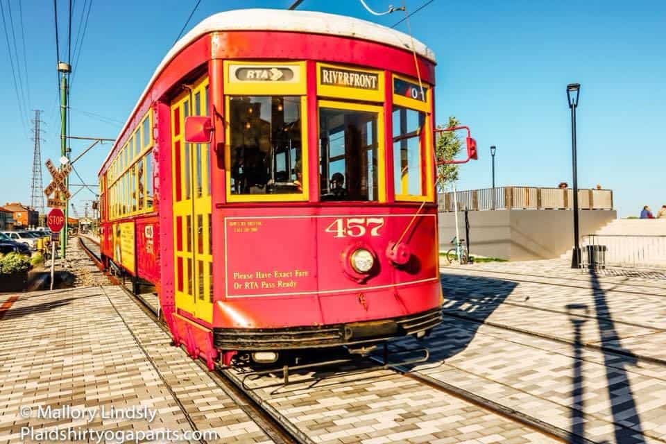 New Orleans Red Street Car