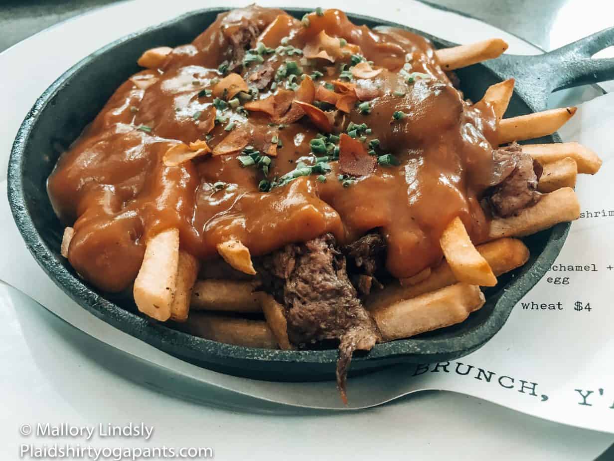 Poutine at Willa Jeans in New Orleans Louisiana