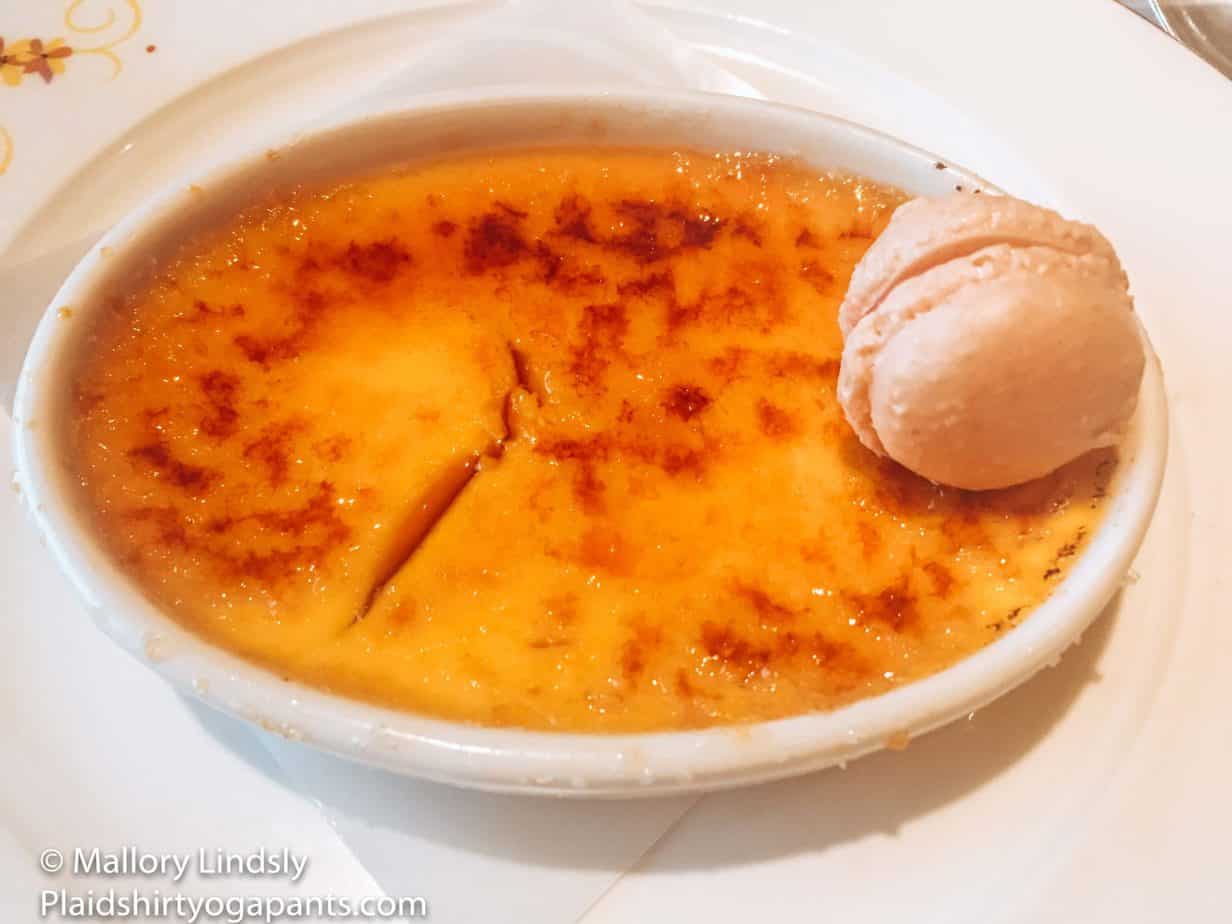 French Passion Fruit Creme Brulee