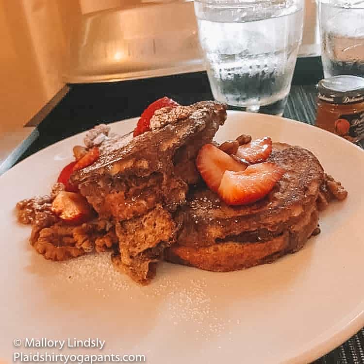 French toast at the radisson blu