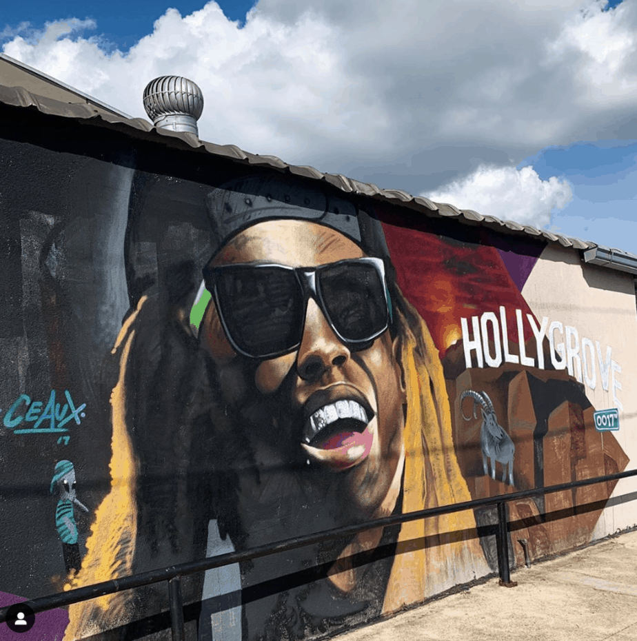 Hollygrove Mural with Lil Wayne