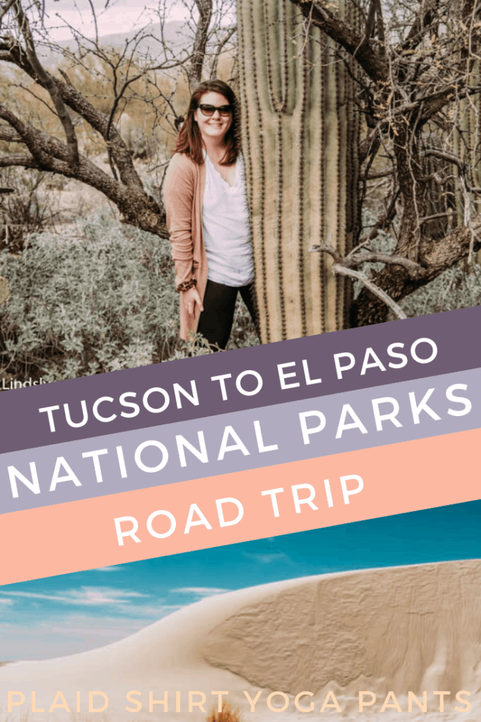 Tucson to El Paso road trip White Sands and Saguaro