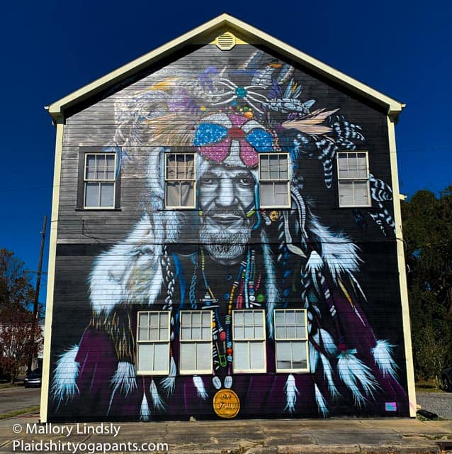 Two-story Dr. John portrait by MTO on Toledano Street