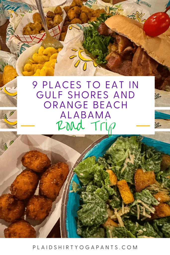 9 Places to eat in Gulf Shores and Orange Beach Alabama