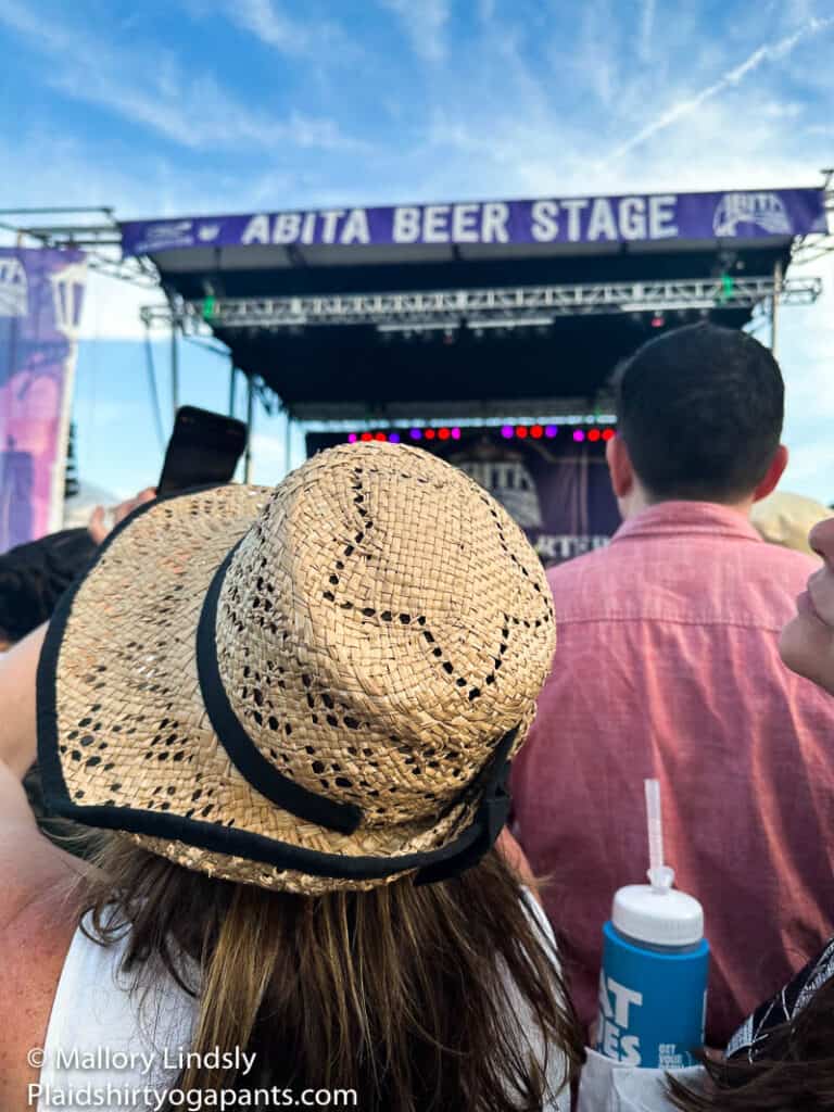 abita beer stage with ally french quarter fest